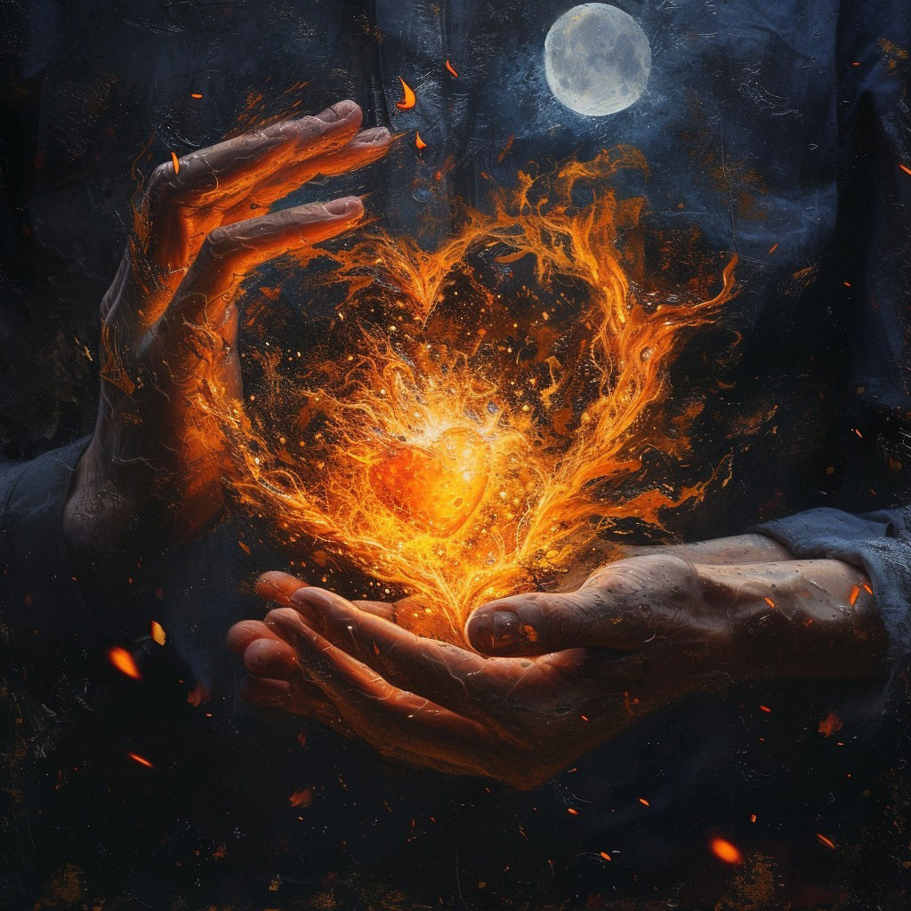 Encantamiento del corazón de fuego