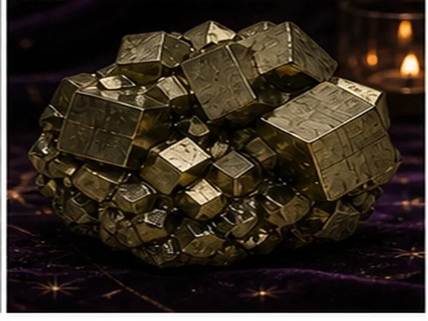 Pirita real: fotografía del mineral o roca